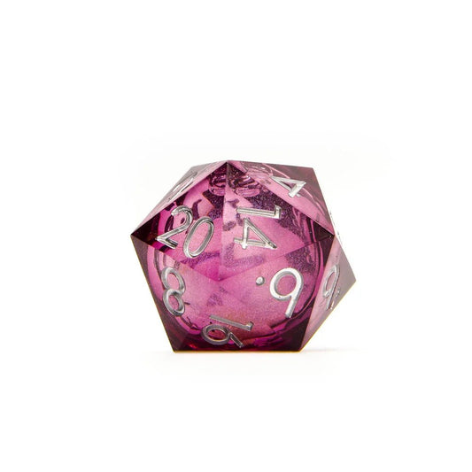 Moonbeam | 33mm D20 | Oversized Liquid Core - Tabletop Dominion - We Print Miniatures