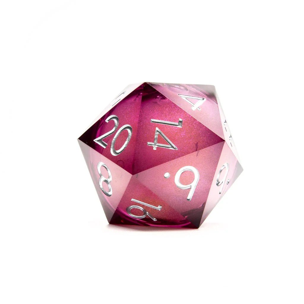 Moonbeam | 50mm D20 | Oversized Liquid Core - Tabletop Dominion - We Print Miniatures
