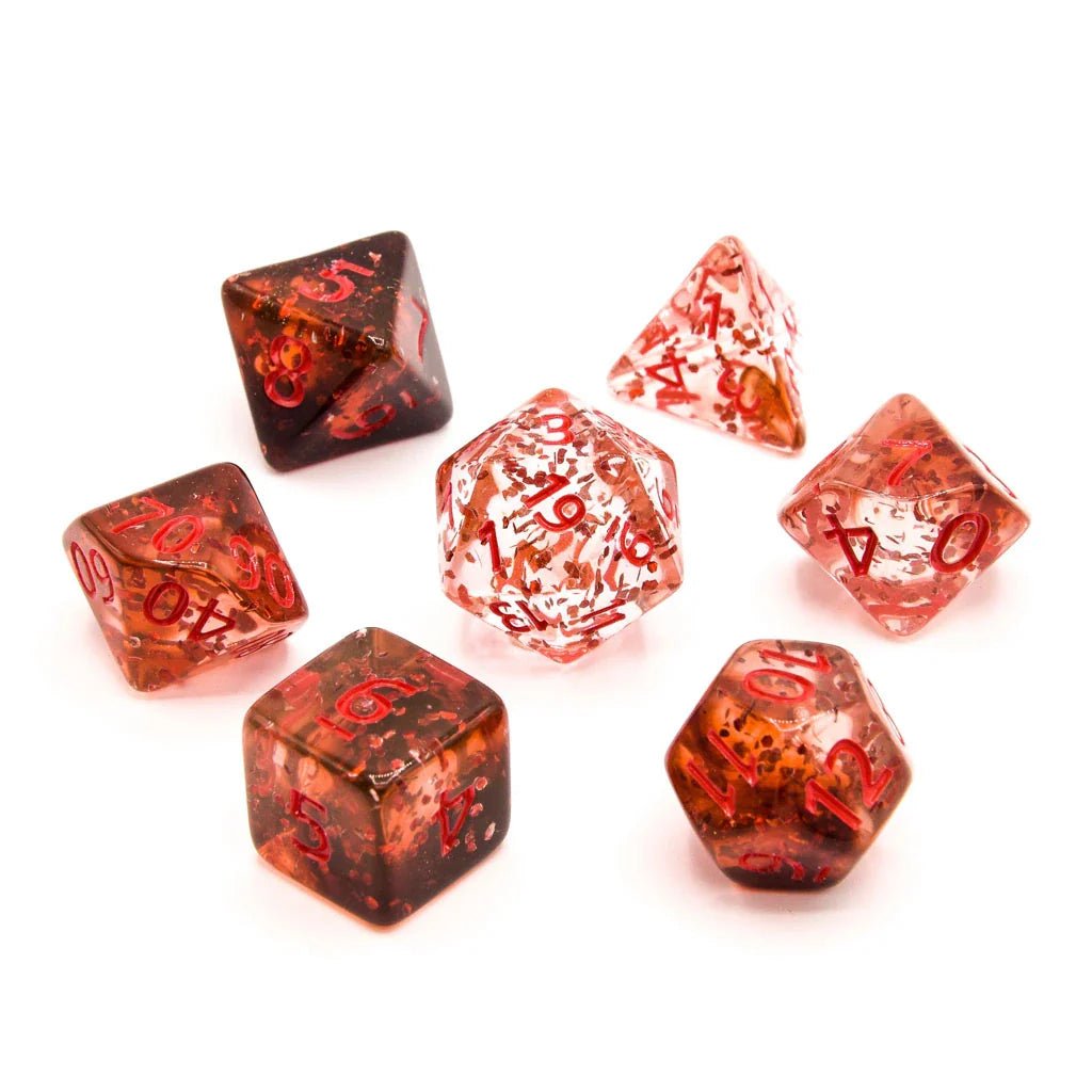 Mortal Wounds | Acrylic Dice | 7 Piece Set - Tabletop Dominion - We Print Miniatures