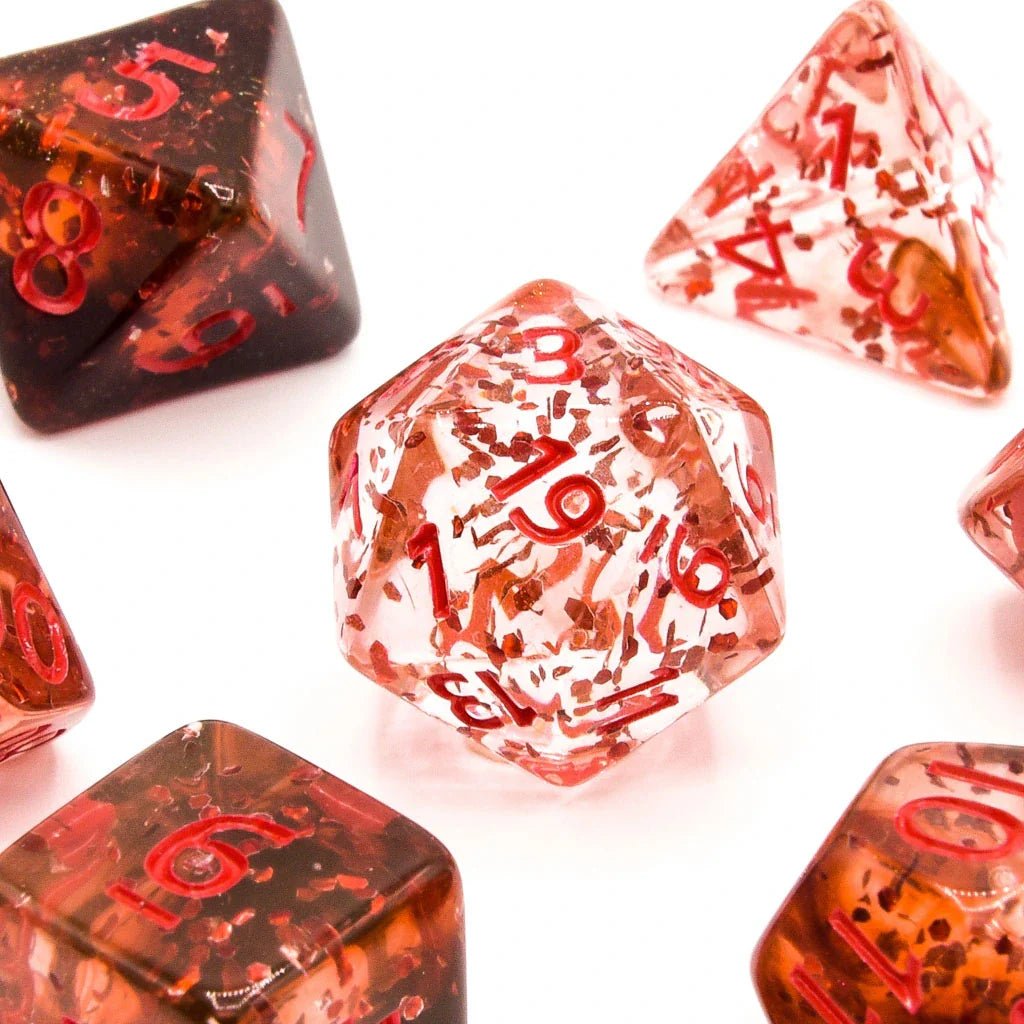 Mortal Wounds | Acrylic Dice | 7 Piece Set - Tabletop Dominion - We Print Miniatures