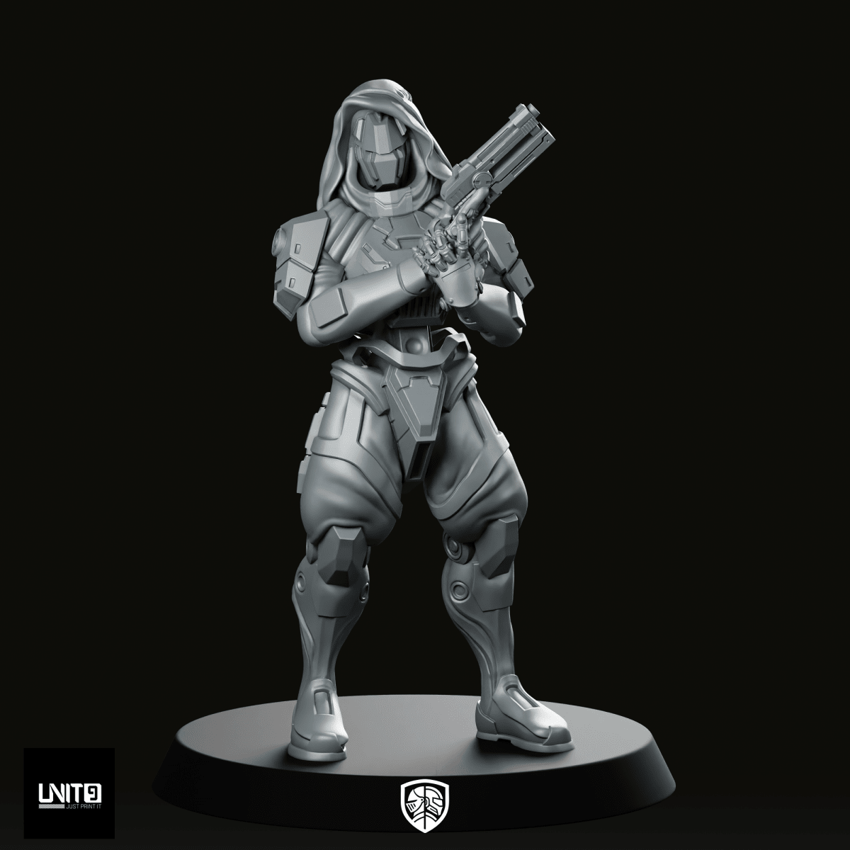 Moth Pose1 Miniature - Unit9 - We Print Miniatures