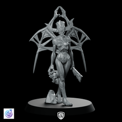 Mother Priest Miniature Demonic Winged Oracle Cleric - CastNPlay - We Print Miniatures