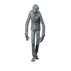 Mr Benson Miniature Zombie Shambling Suit Undead Miniature 360 Spin 01