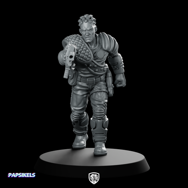 Mr Mac Krunchy Bounty Hunter Miniature Sci-Fi