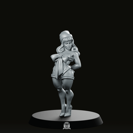 Mrs Santa Miniature - Vae Victus Miniatures - We Print Miniatures