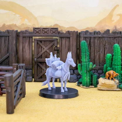 Mule Creature Miniature -CastNPlay - We Print Miniatures