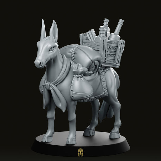 Mule Creature Miniature -CastNPlay - We Print Miniatures