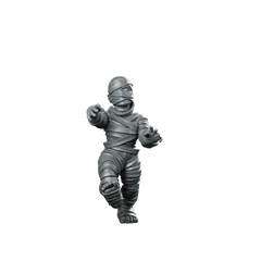 Mummy Kid Fantasy Miniature Undead Comic RPG Miniature 360 Spin 01