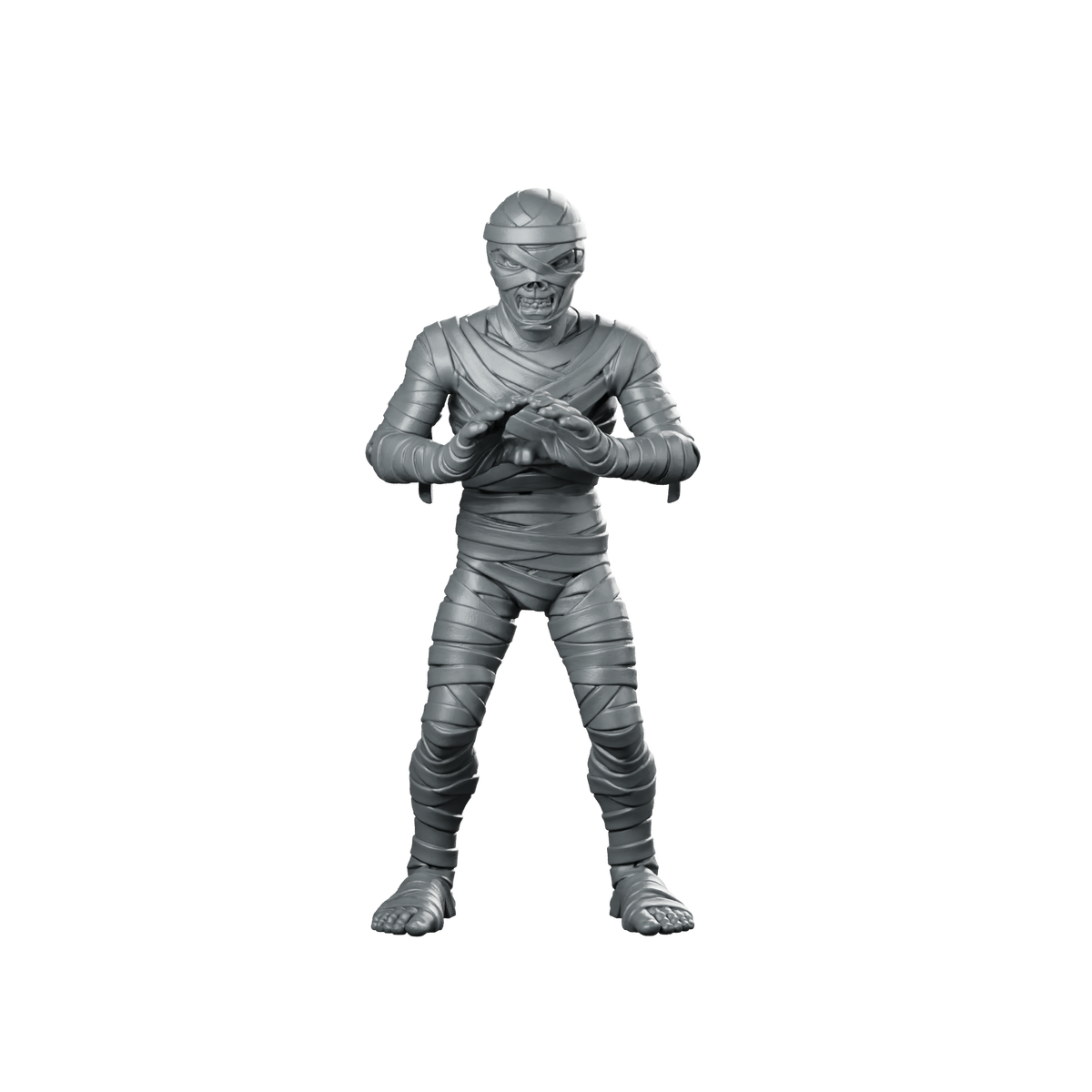 Mummy Reaching Forward Miniature Undead Shambler Pose Miniature 360 Spin 01
