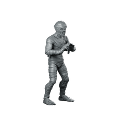 Mummy Reaching Forward Miniature Undead Shambler Pose Miniature 360 Spin 02