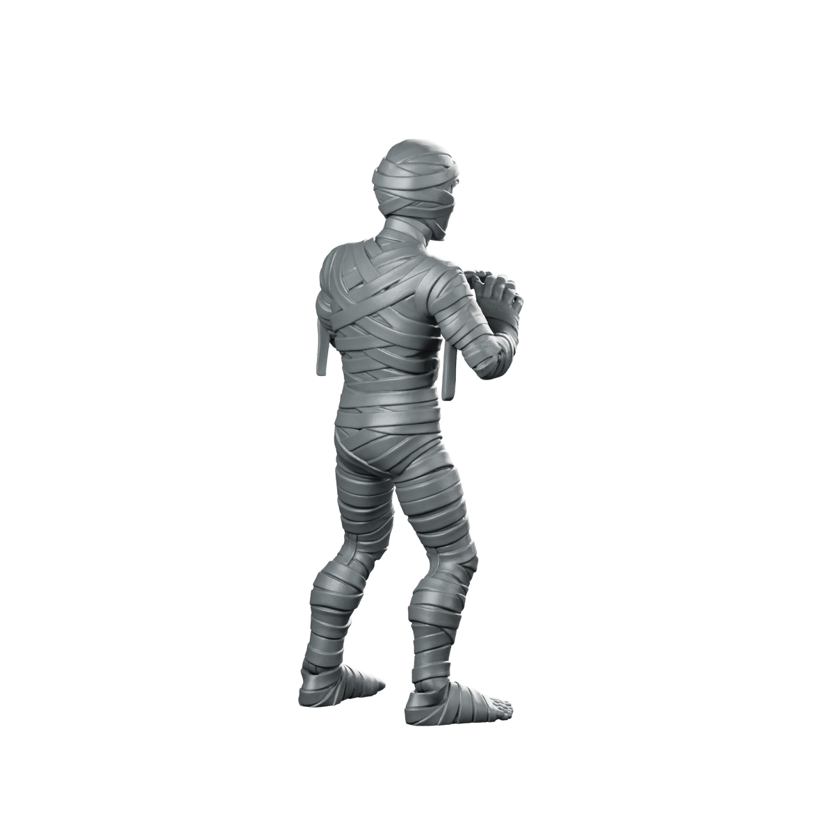 Mummy Reaching Forward Miniature Undead Shambler Pose Miniature 360 Spin 04