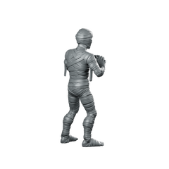 Mummy Reaching Forward Miniature Undead Shambler Pose Miniature 360 Spin 04
