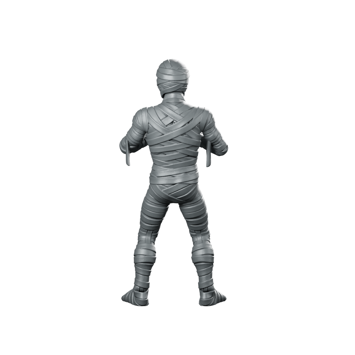 Mummy Reaching Forward Miniature Undead Shambler Pose Miniature 360 Spin 05