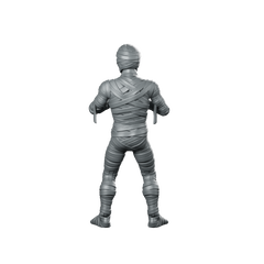 Mummy Reaching Forward Miniature Undead Shambler Pose Miniature 360 Spin 05