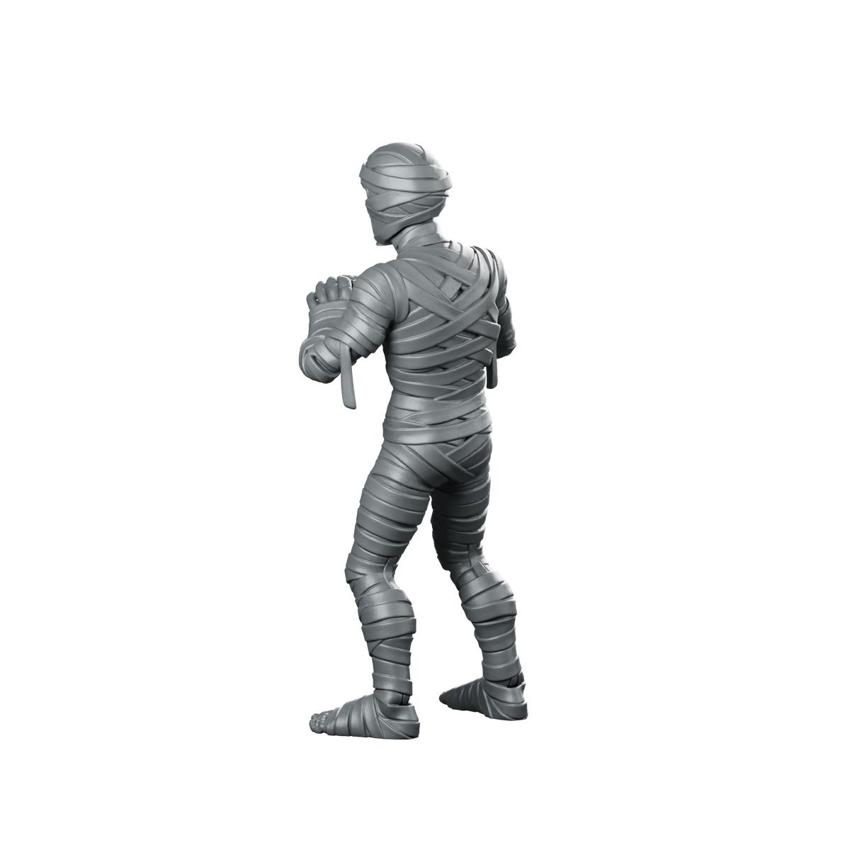 Mummy Reaching Forward Miniature Undead Shambler Pose Miniature 360 Spin 06