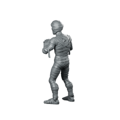 Mummy Reaching Forward Miniature Undead Shambler Pose Miniature 360 Spin 06