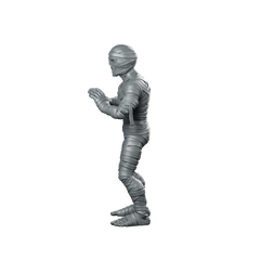 Mummy Reaching Forward Miniature Undead Shambler Pose Miniature 360 Spin 07