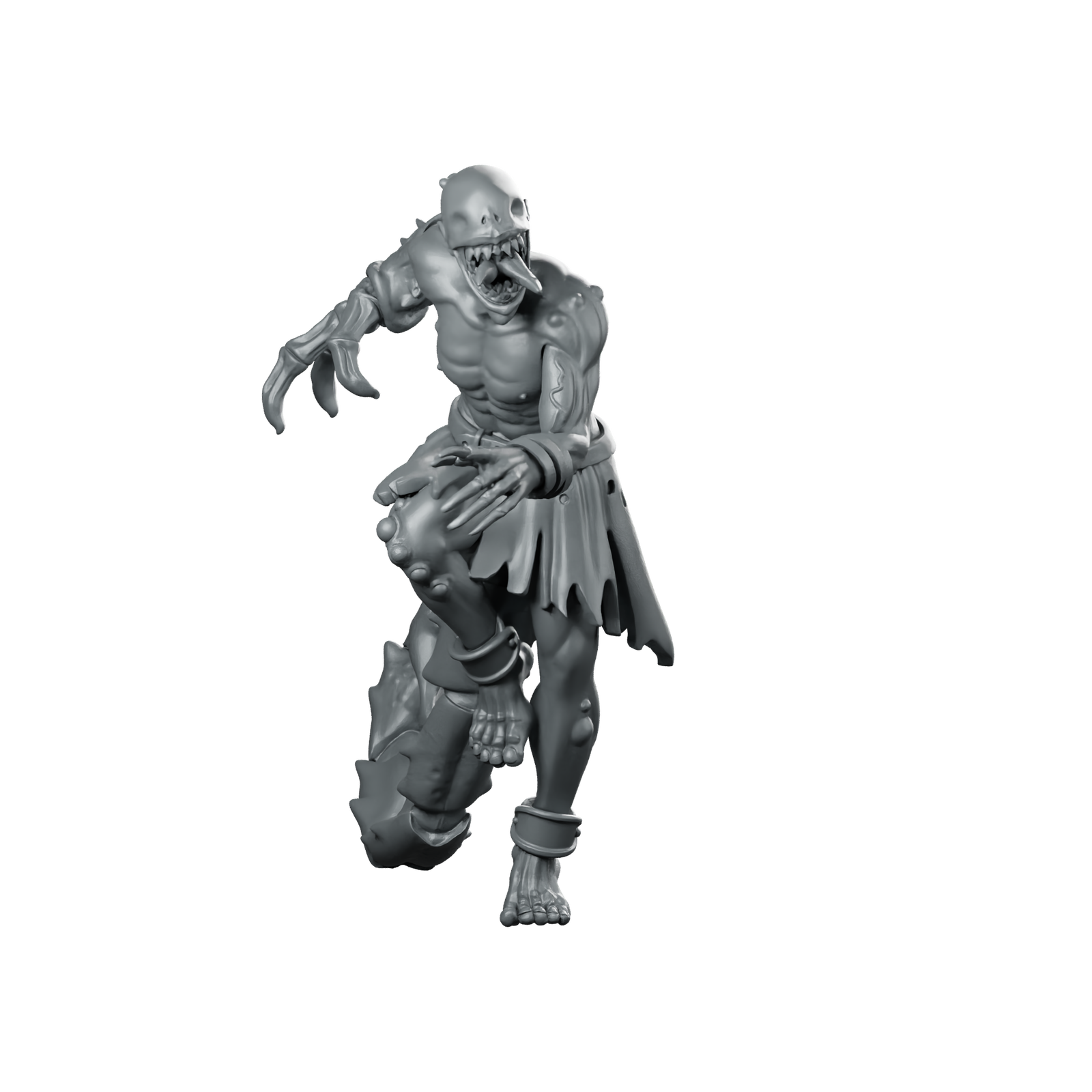 Mutant 3 Miniature Fishfolk Miniature 360 Spin 01