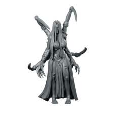 Mutant Girl 1 Miniature Spider Priestess Miniature 360 Spin 01