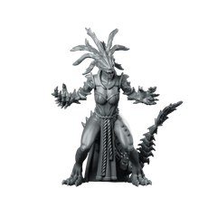 Mutant Girl 2 Miniature Serpent Demon Matriarch Miniature 360 Spin 01