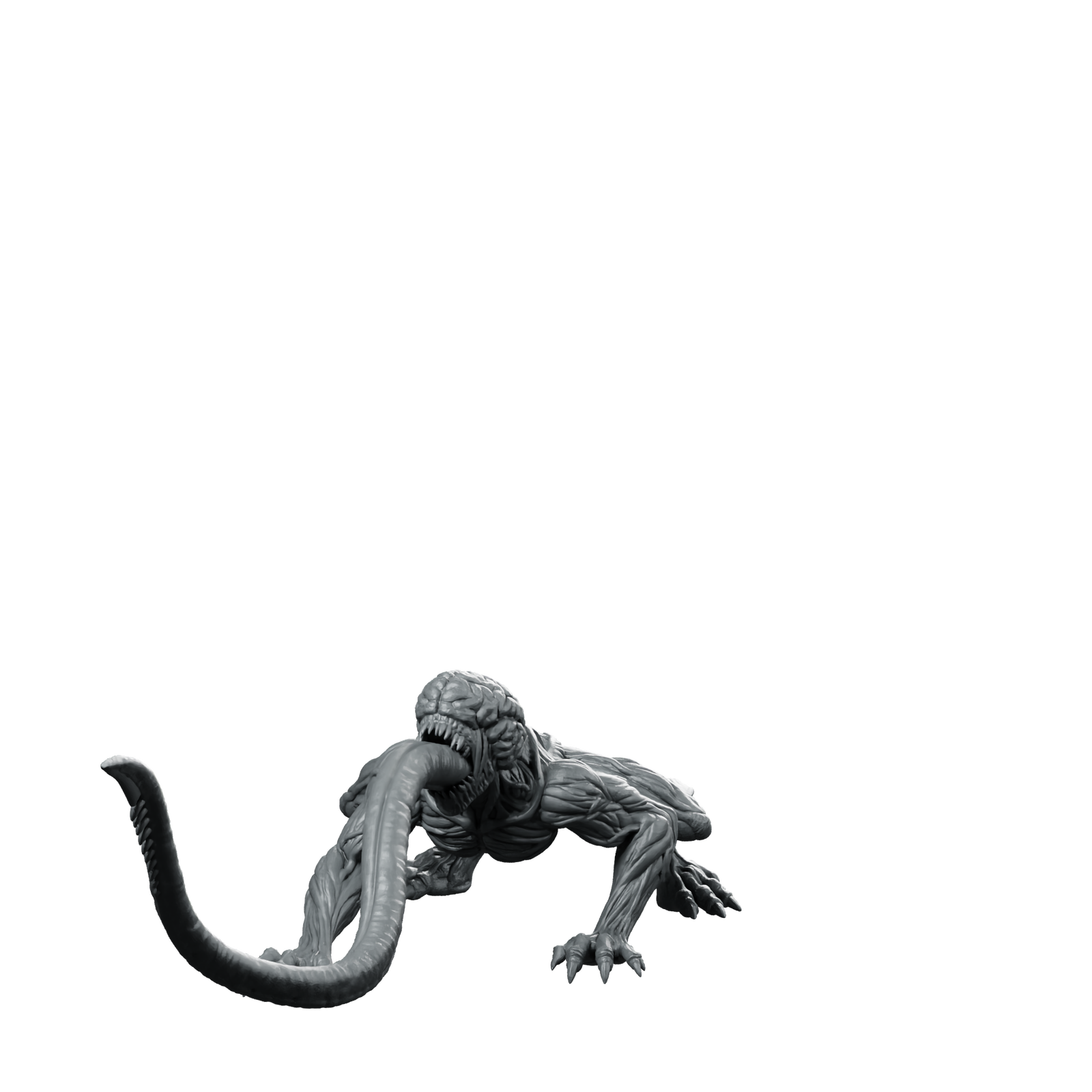 Mutant Zombie 3 Sci Fi Miniature Alien Miniature 360 Spin 01
