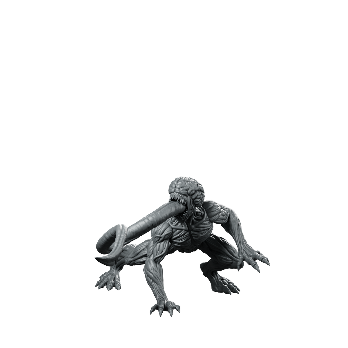 Mutant Zombie 4 Sci Fi Miniature Alien Miniature 360 Spin 01