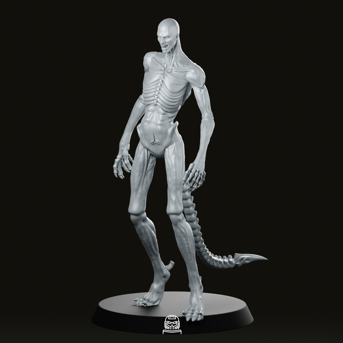 Mutated Human Xeno Hybrid 1 Miniature - Papsikels Miniatures - We Print Miniatures