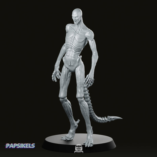 Mutated Human Xeno Hybrid 1 Miniature - Papsikels Miniatures - We Print Miniatures