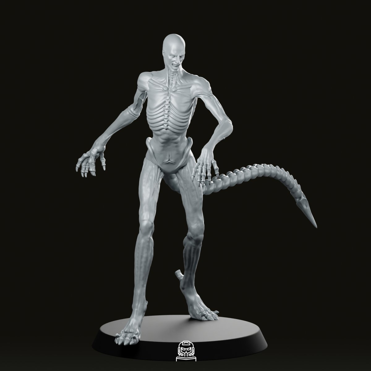 Mutated Human Xeno Hybrid 3 Miniature - Papsikels Miniatures - We Print Miniatures