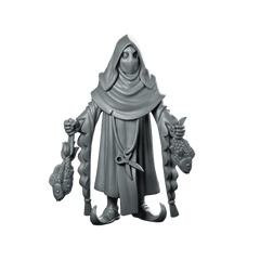 Mysterious Fish Vendor Miniature Hooded Masked NPC Merchant - Vae Victis - We Print Miniatures