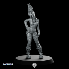 Nadine Ilustre CyberPunk Miniature Sci-Fi Female Hero