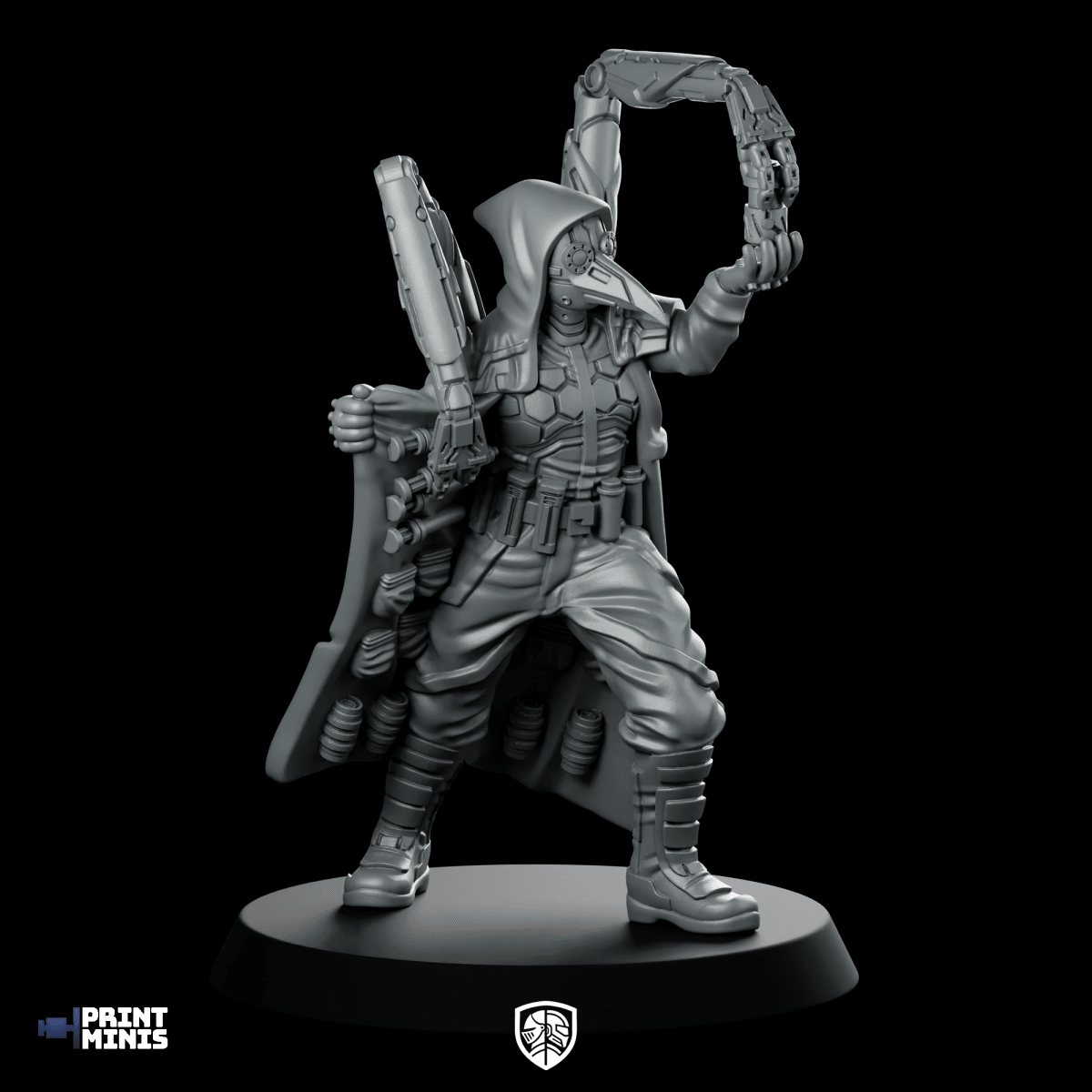 Narcotics Vendor Miniature Cyberpunk Sci - Fi NPC Dealer - PrintMinis - We Print Miniatures