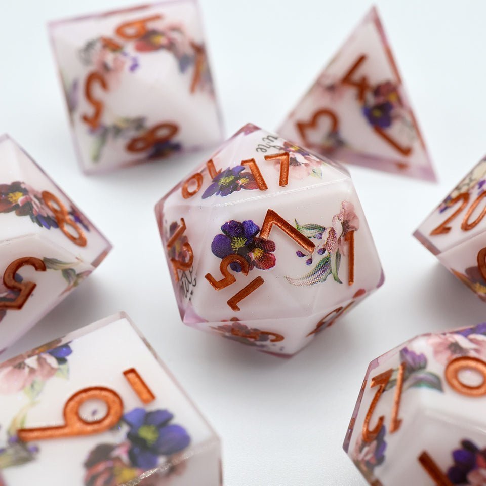 Natures Remedy | Art Core Dice| 7 Piece Set - Tabletop Dominion - We Print Miniatures