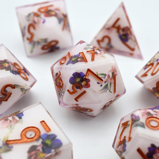 Natures Remedy | Art Core Dice| 7 Piece Set - Tabletop Dominion - We Print Miniatures