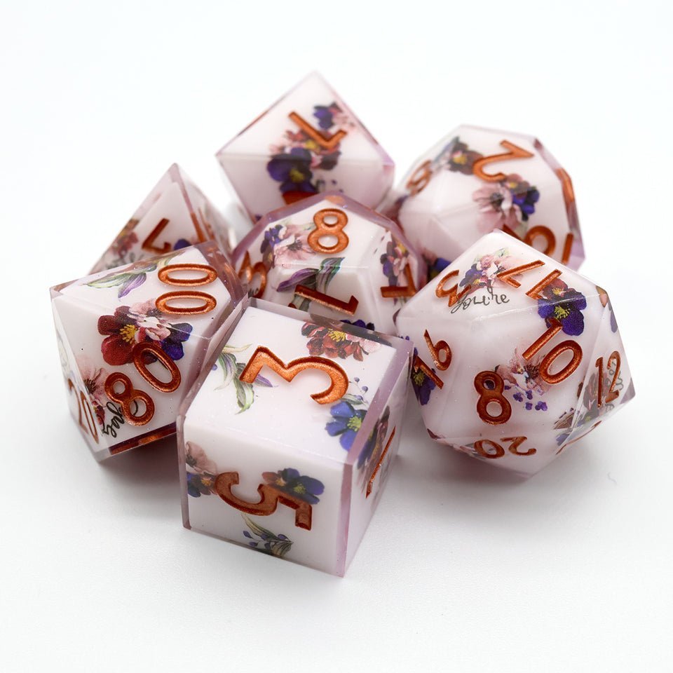 Natures Remedy | Art Core Dice| 7 Piece Set - Tabletop Dominion - We Print Miniatures