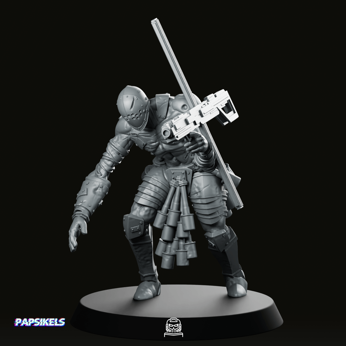 Nazarene Communicant Aiming Miniature - Papsikels Miniatures - We Print Miniatures