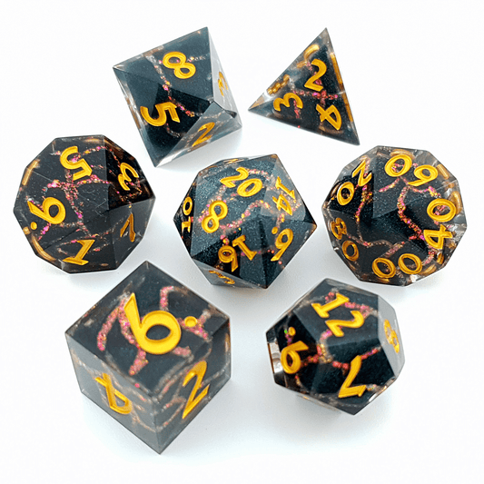 Nebulous Fracture | Art Core Dice | 7 Piece Set - Tabletop Dominion - We Print Miniatures