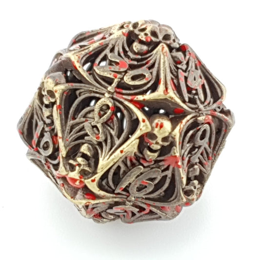 Necromancer's Fortune | Hollow Metal Dice | 7 Piece Set - Tabletop Dominion - We Print Miniatures