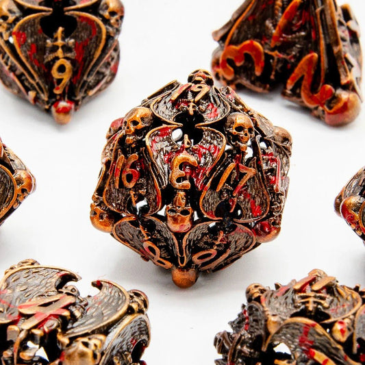 Necromancer's Gambit | Hollow Metal | 7 Piece Set - Tabletop Dominion - We Print Miniatures