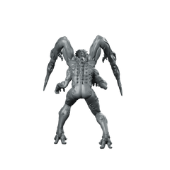Necromorph Slasher 1 Miniature Horror Alien Mutant - Papsikels Miniatures - We Print Miniatures