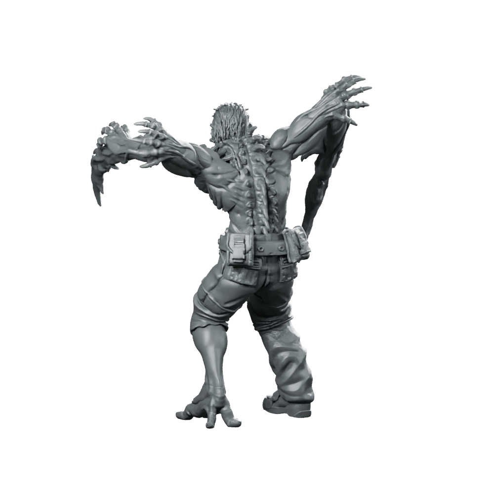 Necromorph Slasher 2 Miniature Sci - Fi Horror Alien - Papsikels Miniatures - We Print Miniatures