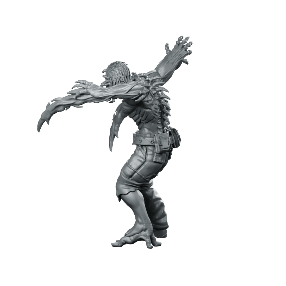 Necromorph Slasher 2 Miniature Sci - Fi Horror Alien - Papsikels Miniatures - We Print Miniatures