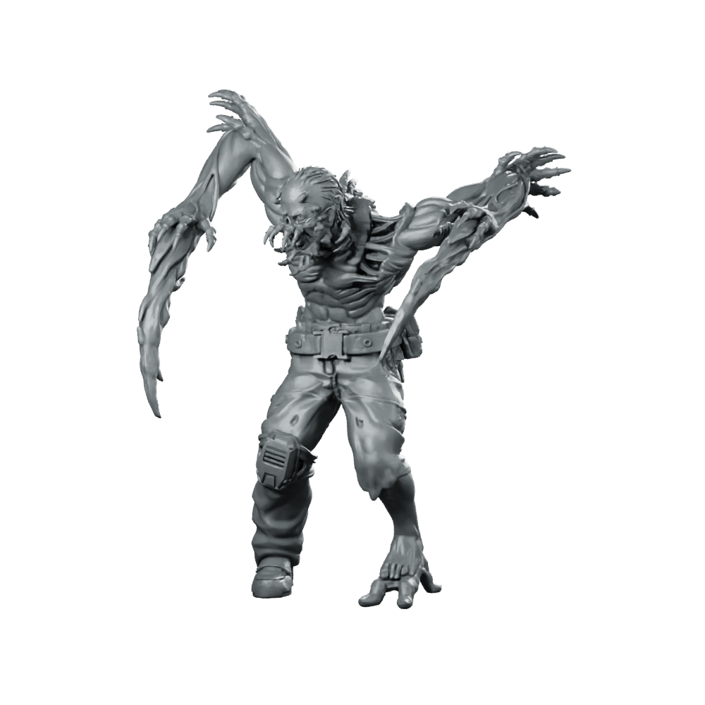 Necromorph Slasher 2 Miniature Sci - Fi Horror Alien - Papsikels Miniatures - We Print Miniatures