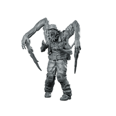 Necromorph Slasher 3 Miniature Sci - Fi Horror Alien - Papsikels Miniatures - We Print Miniatures