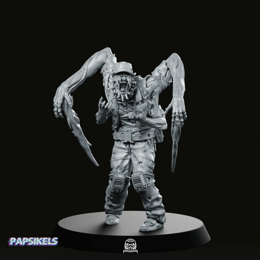 Necromorph Slasher 3 Miniature - Papsikels Miniatures - We Print Miniatures