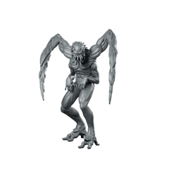 Necromorph Slasher 5 Miniature Alien Horror Creature - Papsikels Miniatures - We Print Miniatures