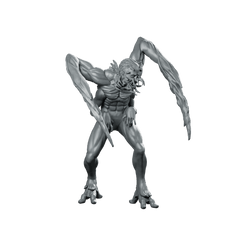 Necromorph Slasher 5 Miniature Alien Horror Creature - Papsikels Miniatures - We Print Miniatures