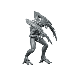 Necromorph Slasher 5 Miniature Alien Horror Creature - Papsikels Miniatures - We Print Miniatures