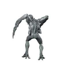 Necromorph Slasher 5 Miniature Alien Horror Creature - Papsikels Miniatures - We Print Miniatures