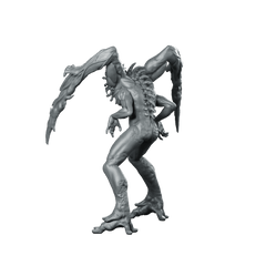 Necromorph Slasher 6 Miniature Sci - Fi Horror Alien - Papsikels Miniatures - We Print Miniatures